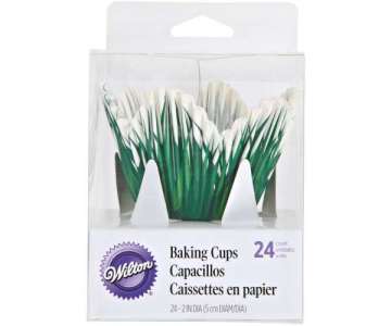 Cupcake Backfrmchen Gras, grn, 24 Stk.