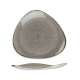 Stonecast Grau Triangel Teller flach 31.1cm