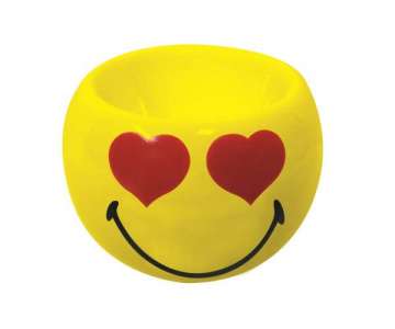 Smiley Eierbecher Emoticon love,  6cm