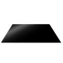 Pebbly Glaskeramik Abdeckung, schwarz, 57x50cm
