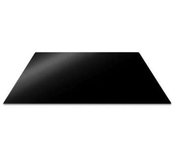 Pebbly Glaskeramik Abdeckung, schwarz, 57x50cm