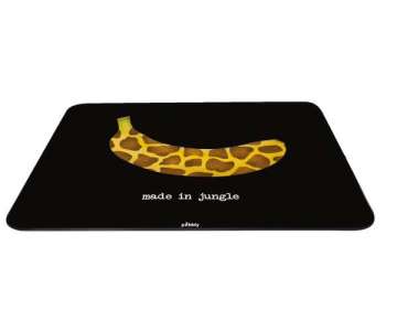 Pebbly Glasbrett Jungle Banane, braun 30x40 cm