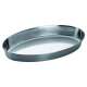Ovale Platte m. hohem Rand 48x27cm