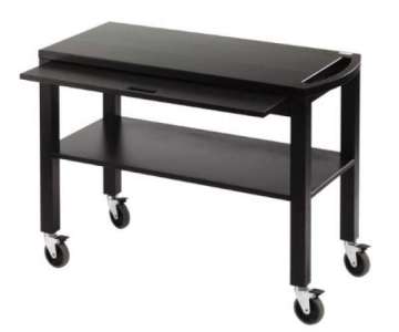 Servierwagen mit ausziehbarer Abstellflche 102x88cm
