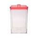 MeeMe Vorratsdose gross transparent/rot 2,4 lt.