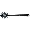 Nylon Spaghettilffel, schwarz