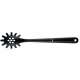 Nylon Spaghettilffel, schwarz