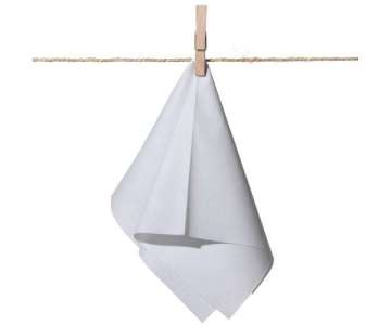 Serviette 40x40cm, polarweiss, 20 Stk.