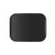 Tablett Rocca Grain schwarz 46x36cm