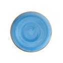 Stonecast Blau Teller coupe flach 28.8cm