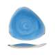 Stonecast Blau Triangel Teller flach 31.1cm