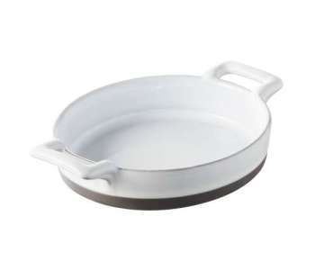 Crme Brle oval, 12.5x11.5x2.8 cm, weiss