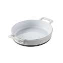 Crme Brle oval, 14.5x13x3 cm, weiss