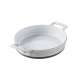 Crme Brle oval, 14.5x13x3 cm, weiss