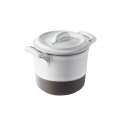Mini Schmortopf, H: 6 cm, 5.8 cm, 5cl, weiss