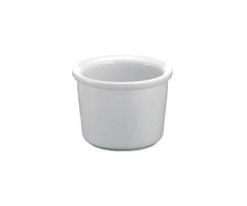 Schale hoch rund ofenfest weiss 10cm