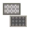 Art Around the World Black and White Tischset dopp. 45x30