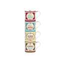 Time for Coffee 4er Set Porzellanb. stapelbar 200 ml in GB