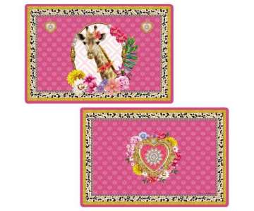 Fancy Animals Giraffe Tischset doppelseitig 45x30 cm