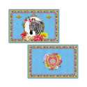 Fancy Animals Zebra Tischset doppelseitig 45x30 cm