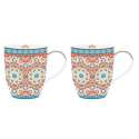 Granada 2er Set Porzellanbecher 350 ml