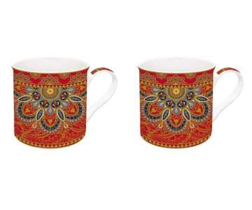 Art Around the World Jaipur 2er Porzellanbecher 300 ml in