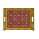 Art Around the World Mandala Tablett m. Griffen 52x37 cm