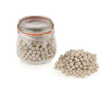 Einmachglas 380ml mit Backperlen, 900g