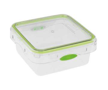 Push & Push Vorratsdose quadratisch, grn, 850 ml