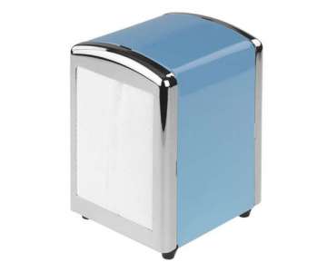 Serviettendispenser mit 50 Servietten, blau