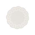 Tortenuntersetzer 24 Stk., rund, weiss,  26 cm,