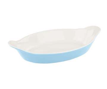 Keramik Gratinform, 24.5x14x4 cm, blau