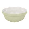 Rhrschssel m. Prgung  30 cm, cream, Pistazie