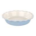 Keramik Whenform rund, 26.5x6 cm, blau