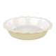 Keramik Whenform rund, 26.5x6 cm, cream