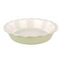 Keramik Whenform rund, 26.5x6 cm, Pistazie