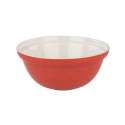 Rhrschssel m. Prgung  24 cm, cream, rot