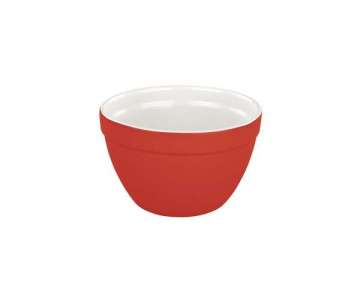 Keramik Puddingschssel  13.5 cm, rot