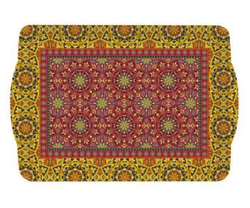 Art Around the World Mandala Tablett m. Griffen 33x22 cm