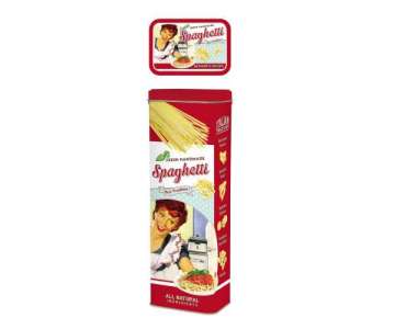 Spaghetti Aufbewahrungsdose, 10x7x29 cm, rot