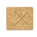 Untersetzer quadratisch 4 Stk., natur, 10x10 cm