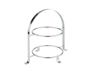 Serviergestell f�r 2 Teller max.�27cm, innerer Ring �18cm