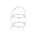 Serviergestell fr 2 Teller max.27cm, innerer Ring 18cm