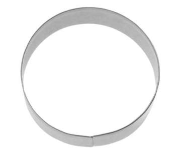 3 Stk. Terrassen-Ausstechformen Ring glatt,  4/5/6 cm