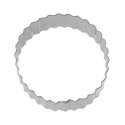 3 Stk. Terrassen-Ausstechformen Ring gewellt,  4/5/6 cm