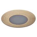 Prsentationsteller rund, H: 3.4 cm,  31 cm, Lakritze/Gold