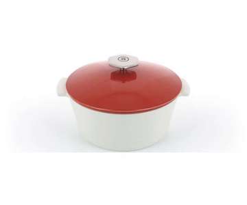 RVL 2 Kasserolle rund,  22 cm, 2.4 l, rot, Gasherd