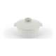 RVL 2 Kasserolle rund,  22 cm, 2.4 l, weiss, Gasherd