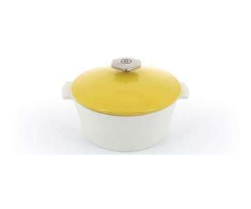 RVL 2 Kasserolle rund,  22 cm, 2.4 l, gelb, Induktion