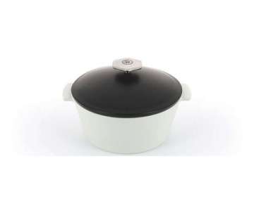 RVL 2 Kasserolle rund,  22 cm, 2.4 l, schwarz, Induktion